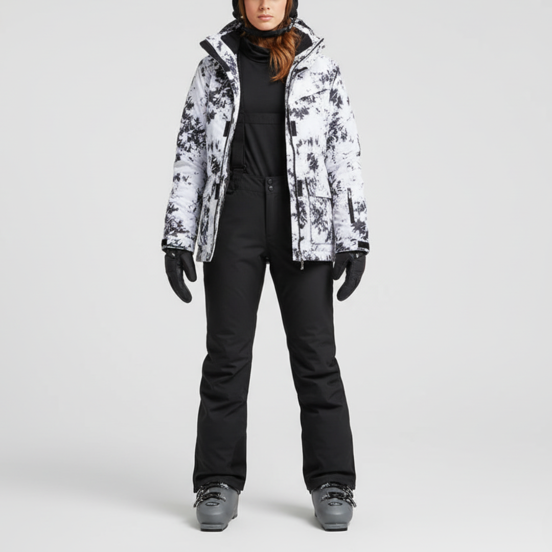 Tuta da Sci Donna | Nero | Giacca Sci & Pantaloni Sci