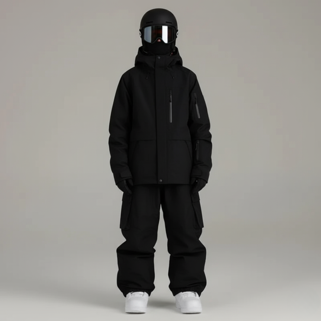 Pantaloni da Sci Nero Baggy | Caldi per Sci e Snowboard