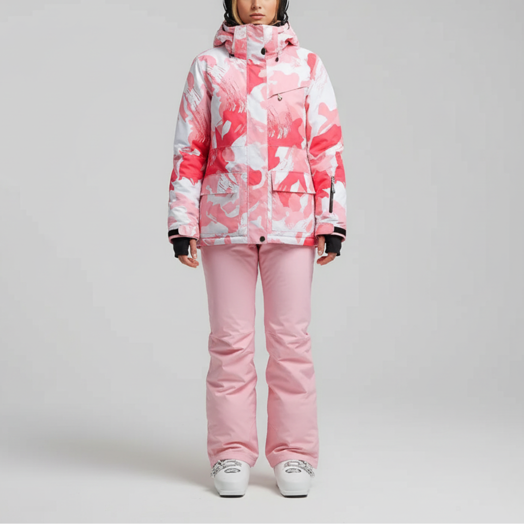 Skianzug Damen in Rosa | Warm und bequem