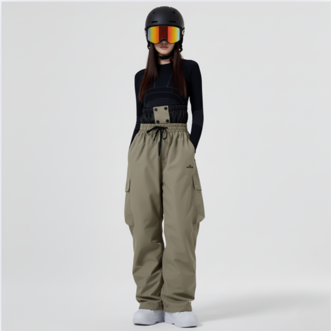 Pantaloni da Sci Baggy Donna | Snowboard | Impermeabili per l’Inverno