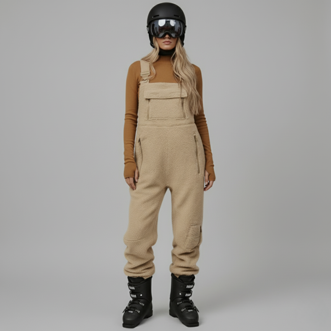 Tuta Sci Donna | In Pile & con Tasche con Cerniera