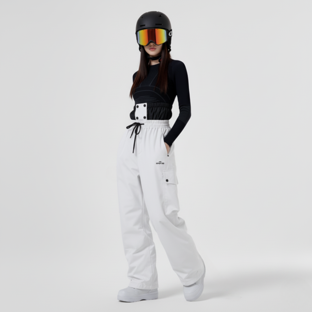 Pantaloni da Sci Baggy Donna | Snowboard | Impermeabili per l’Inverno