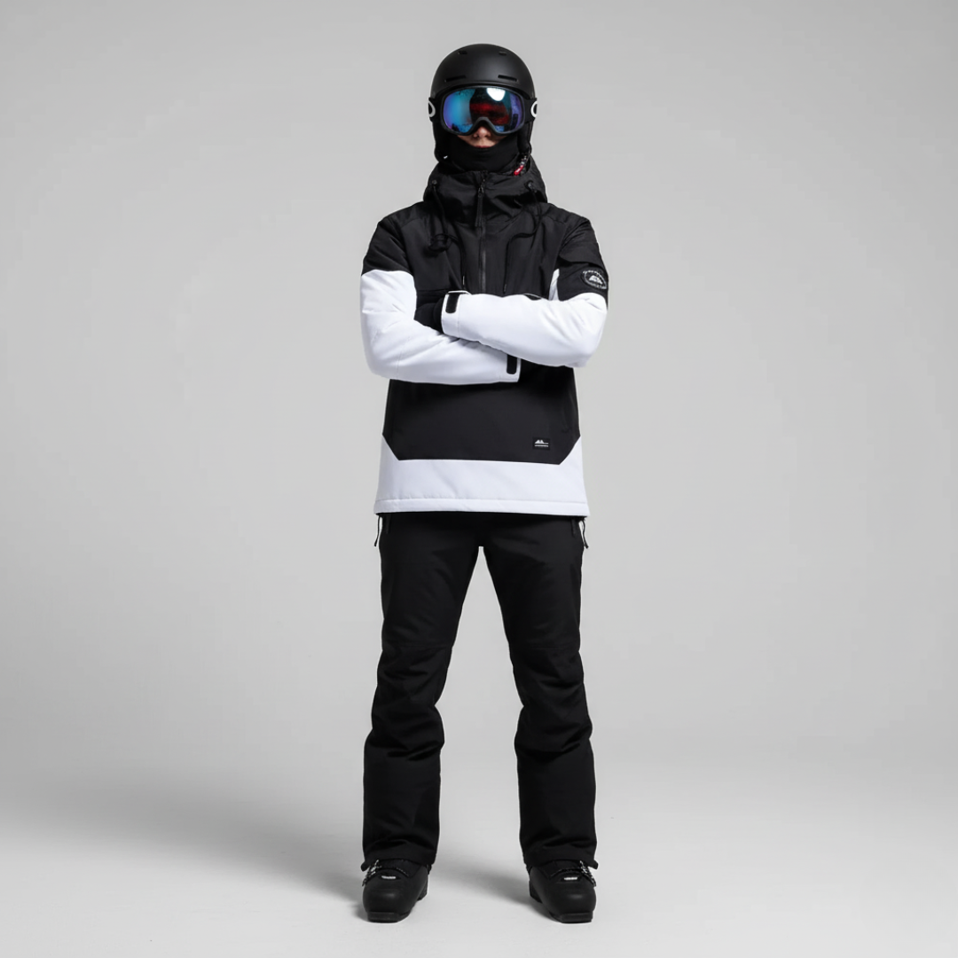 Giacca da Sci con Cappuccio & Mezza Cerniera | Snowboard