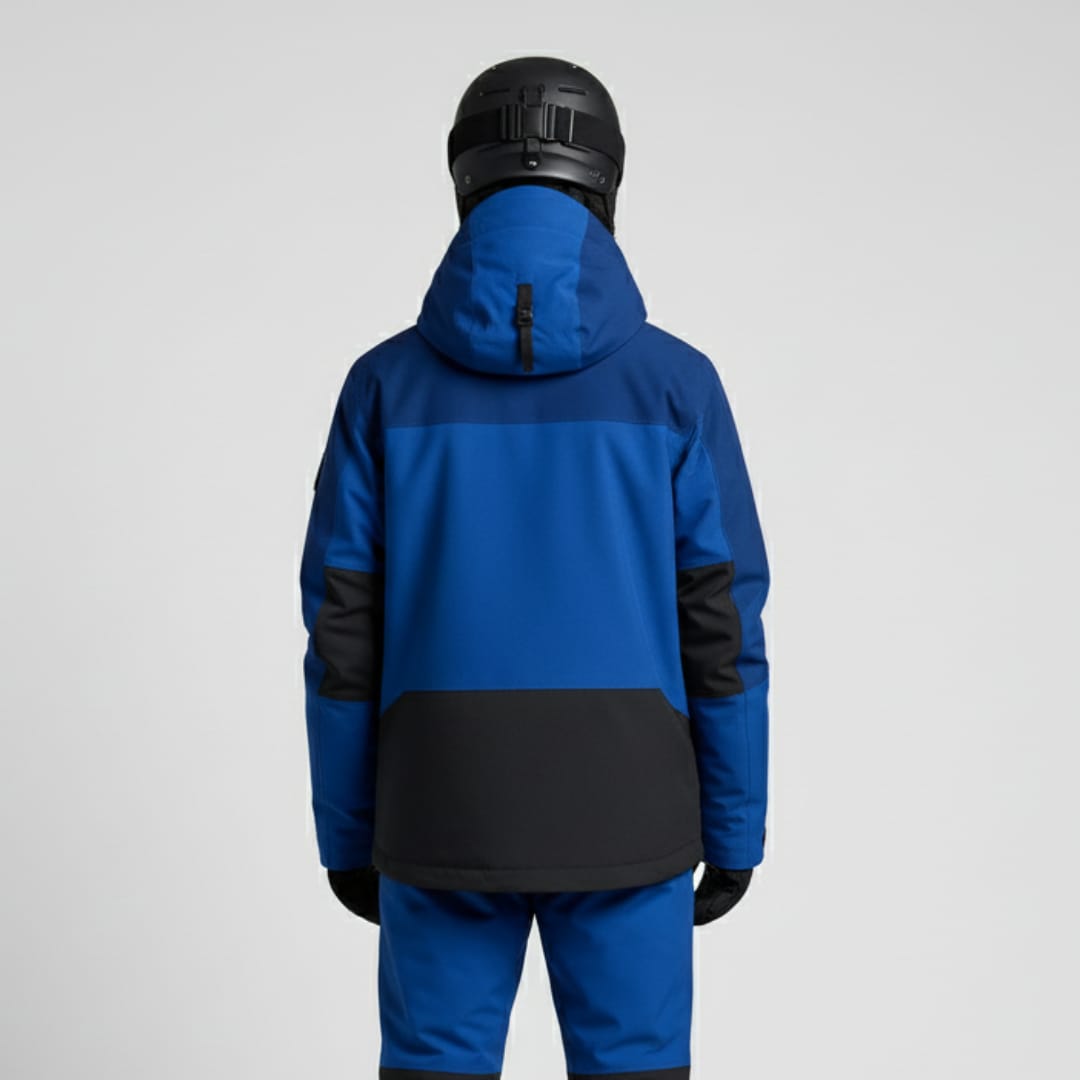 Giacca da Pista | Giacca da Sci Blu Royal Nera Imbottita